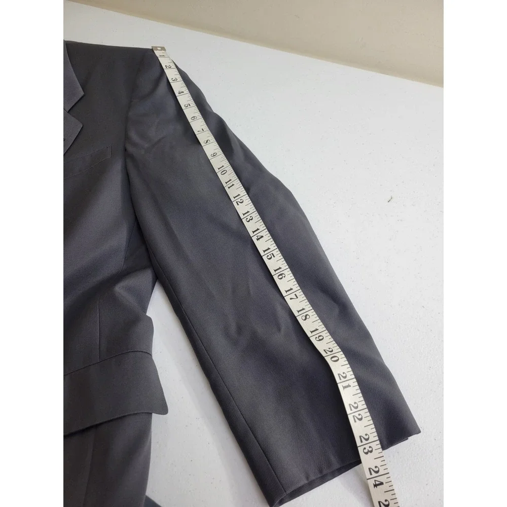 Hart Schaffner Marx Blazer Gold Trumpeter Wool Nordstrom Gray Mens 41R Jacket